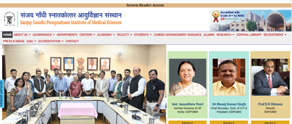 SGPGI Nursing Officer and Non-Teaching Posts Online Form 2025 | UP Vacancy
